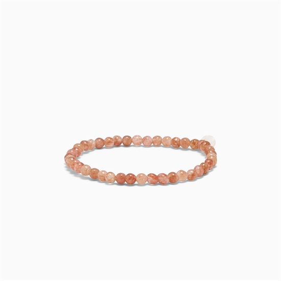 Soï - Sunstone - Krystal armbånd - 4 mm