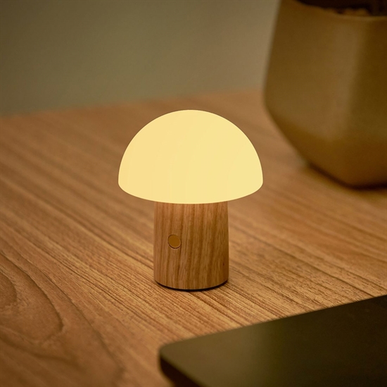 Gingko - Super Mini Alice Mushroom Lamp - White Ash