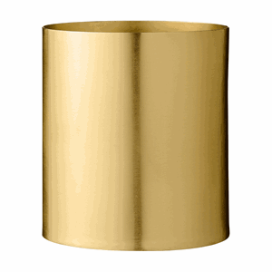 Image of Bloomingville - Urtepotteskjuler - Metal - Guld (H:14 cm)