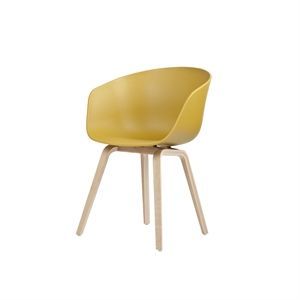 Image of Hay - About a Chair - mustard med ben i sæbebehandlet eg