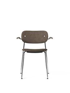 Audo Copenhagen - Co Dining Chair w/Armrest - Chrome Base - Oak Arms