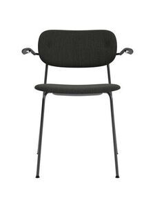 Audo Copenhagen - Co Dining Chair w/Armrest - Black Base, Black Oak Arms - Sort uld