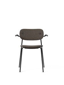 Audo Copenhagen - Co Dining Chair w/Armrest - Black Base - Black Oak Arms - Marcassin