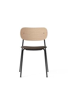 Audo Copenhagen - Co Dining Chair - Black Base - Neutral Oak Back - Grå