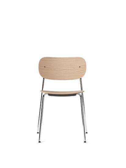 Audo Copenhagen - Co Dining Chair - Chrome Base - Natural Oak Seat and Back