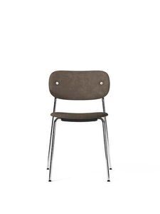 Audo Copenhagen - Co Dining Chair - Chrome Base - Remix (Grey)