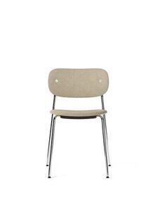 Audo Copenhagen - Co Dining Chair - Chrome Base - Beige Bouclé