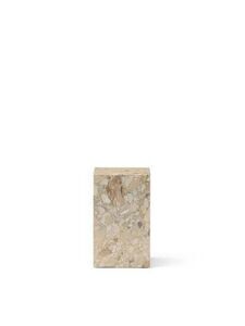 Audo Copenhagen - Plinth Tall, Kunis Breccia - Marmor sidebord