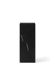 Audo Copenhagen - Plinth Pedestal, Nero Marquina - Marmor