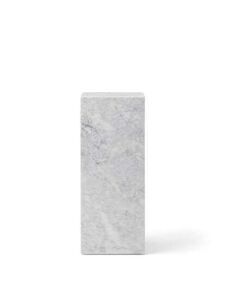 Audo Copenhagen - Plinth Pedestal, Carrara - Marmor