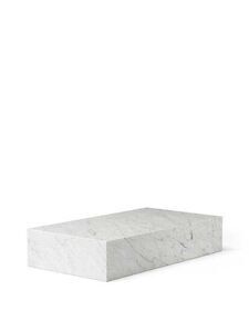 Audo Copenhagen - Plinth Grand, Carrara - Marmor sofabord