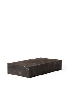 Audo Copenhagen - Plinth Grand, Grey Kendzo - Marmor sofabord