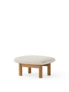 Audo Copenhagen - Brasilia Ottoman, Solid Natural Oak Base, PC2T, EU/US - CAL117 Foam, 0011 (White), Moss, Moss, Sahco, Kvadrat