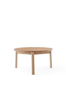 Audo Copenhagen - Passage Lounge Table, Ø70, Natural Oak - Egetræ