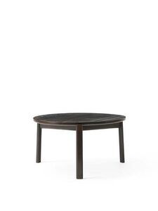 Audo Copenhagen - Passage Lounge Table, Ø70, Dark Lacquered Oak