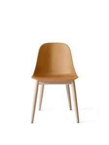 Audo Copenhagen - Harbour Side Dining Chair, Wood Base, Shell Without Upholstery, Natural Oak, Shell, Khaki