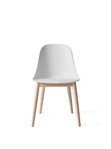 Audo Copenhagen - Harbour Side Dining Chair, Wood Base, Shell Without Upholstery, Natural Oak, Shell, Light Grey