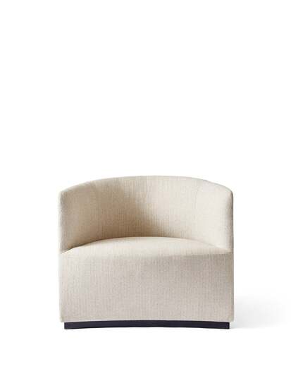 Audo Copenhagen - Tearoom, Lounge Chair, Upholstered with PC2T, EU - HR Foam, 0202 Savanna (White/Cream), Savanna, Kvadrat