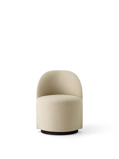 Audo Copenhagen - Tearoom, Side Chair, Swivel w/Return, Upholstered With PC2T, EU - HR Foam, 0200 (Beige), Hallingdal, Hallingdal, Kvadrat