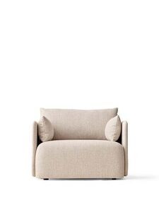Audo Copenhagen - Offset Sofa, 1 Seater, Upholstered With PC2T, EU/US - CAL117 Foam, 0202 Savanna White/Cream, Savanna, Kvadrat