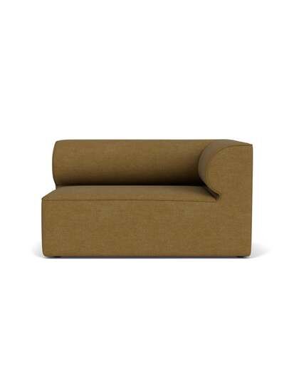 Audo Copenhagen - Eave Modular 86, Corner, 86x129 cm, Upholstered With PC0T, Right, EU - HR Foam, 06 (Gold), Bouclé, Bouclé, Audo