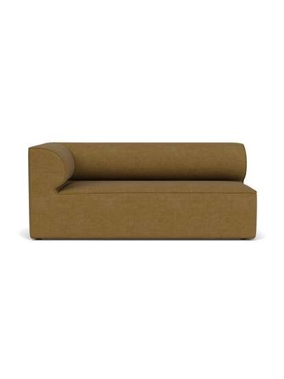 Audo Copenhagen - Eave Modular 86, Corner, 86x172 cm, Upholstered With PC0T, Left, EU - HR Foam, 06 (Gold), Bouclé, Bouclé, Audo