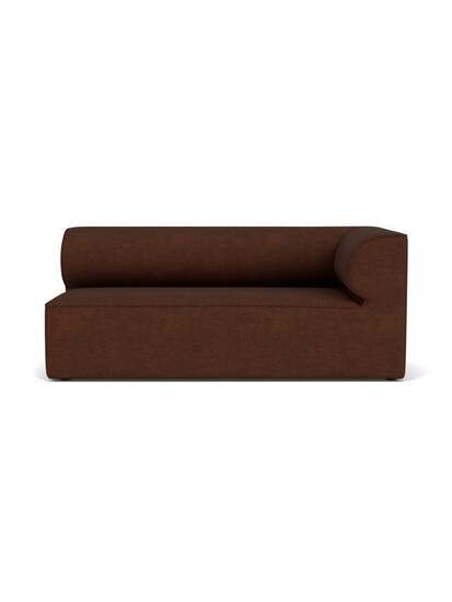 Audo Copenhagen - Eave Modular 86, Corner, 86x172 cm, Upholstered With PC0T, Right, EU - HR Foam, 08 (Bordeaux), Bouclé, Bouclé, Audo