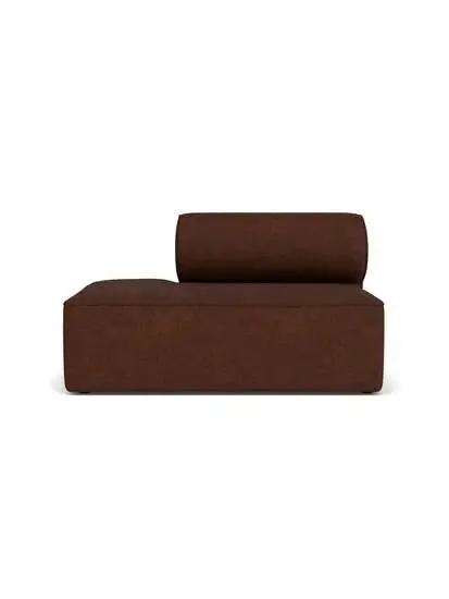 Audo Copenhagen - Eave Modular 86, Open End, 86x129 cm, Upholstered With PC0T, Left, EU - HR Foam, 08 (Bordeaux), Bouclé, Bouclé, Audo