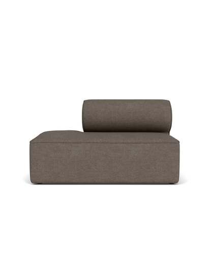 Audo Copenhagen - Eave Modular 86, Open End, 86x129 cm, Upholstered With PC0T, Left, EU - HR Foam, 16 (Dark Grey), Bouclé, Bouclé, Audo