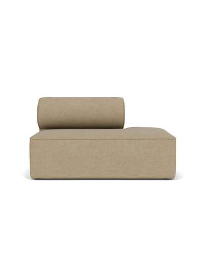 Audo Copenhagen - Eave Modular 86, Open End, 86x129 cm, Upholstered With PC0T, Right, EU - HR Foam, 02 (Beige), Bouclé, Bouclé, Audo