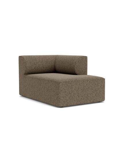 Audo Copenhagen - Eave Modular 86, Chaise Longue, 86x129 cm, Upholstered With PC3T, Right, EU - HR Foam, 0001 (Black), Safire, Safire, Sahco, Kvadrat