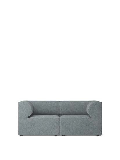 Audo Copenhagen - Eave 86, 2-Seater, Configuration 1, Upholstered With PC3T, EU - HR Foam, 0012 (Blue), Safire, Safire, Kvadrat