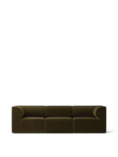 Audo Copenhagen - Eave 86, 3-Seater, Configuration 2, Upholstered With PC1T, EU - HR Foam, 1-3114-035 (Green), Champion, Jab, Champion, JAB