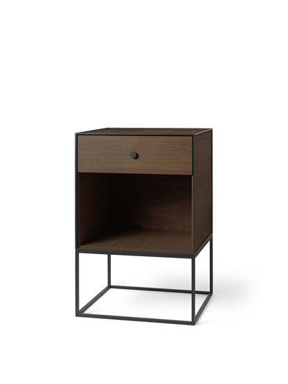 Audo Copenhagen - Frame Sideboard 49, Smoked Oak, With 1 Drawer