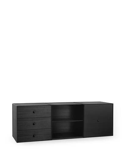 Audo Copenhagen - Frame 49 Trio, 19,3H, Black Stained Ash