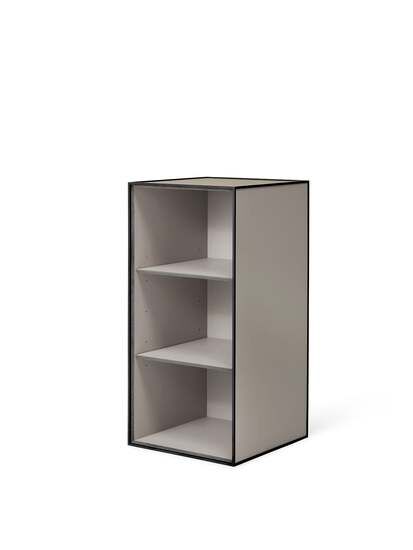 Audo Copenhagen - Frame 70, 35X35X70, Sand Excl. Excl. Door, Incl. 2 Shelves