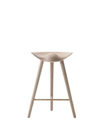 Audo Copenhagen - ML 42, Counter Stool, Oak / Brass