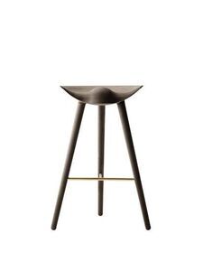 Audo Copenhagen - ML 42, Counter Stool, Brown Oiled Oak / Brass