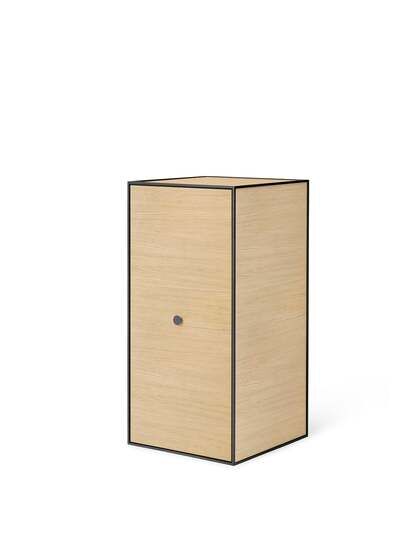 Audo Copenhagen - Frame 70, 35X35X70, Oak Incl. Incl. Door, Incl. 2 Shelves