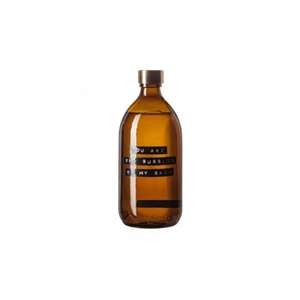 WELLmark - Bath Soap amber/brass bamboo - 500ml YOU ARE THE BUBBLES