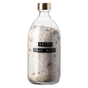 WELLmark - Bath Salt transparent/brass camomile - ENJOY YOUR BATH