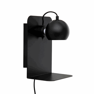 Image of Frandsen Lighting - Ball væglampe med USB (mat sort)