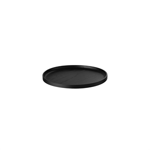 Blomus - Tray S - OKU - Black: H2 x L12 x Ø25 cm