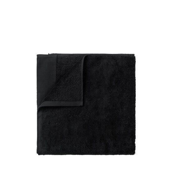 Blomus - Set of 2 Guest Hand Towels  - Black - RIVA