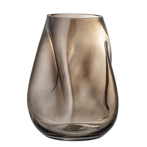 Bloomingville - Ingolf Vase, Brun, Glas