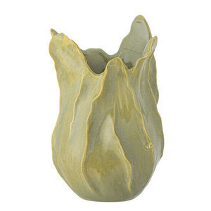 Bloomingville - Bastien Vase, Grøn, Stentøj