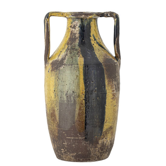 Creative Collection - Wilder Deko Vase, Gul, Terrakotta