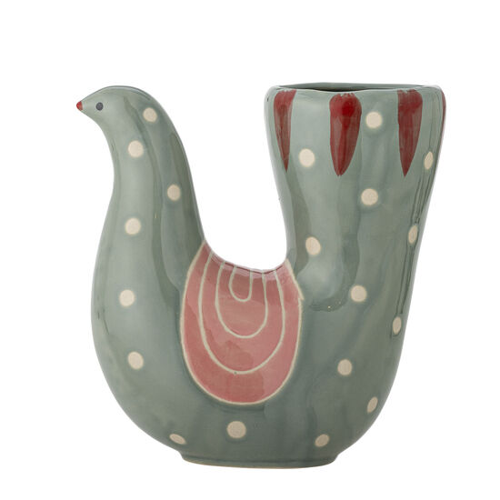 Bloomingville - Trudy Vase, Grøn, Stentøj