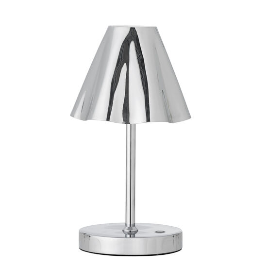 Bloomingville - Lianna Portable Lampe, Genopladelig, Sølv, Metal