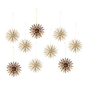 Bloomingville - Star Ornament, Natur, Papir